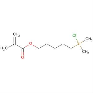 2-Propenoic acid, 2-methyl-, 5-(chlorodimethylsilyl)pentyl ester molecular structure