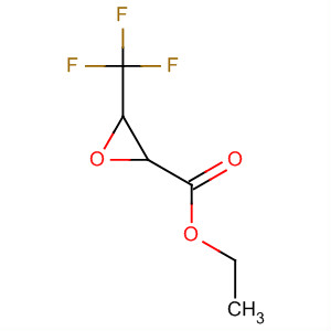 Oxiranecarboxylic acid, 3-(trifluoromethyl)-, ethyl ester, (2R,3R)-rel- molecular structure