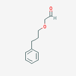 (3-phenylpropoxy)acetaldehyde molecular structure
