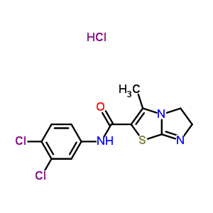 Imidazo(2,1-b)thiazole-2-carboxamide, 5,6-dihydro-N-(3,4-dichloropheny l)-3-methyl-, monohydrochloride