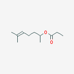 1,5-dimethylhex-4-enyl propionate molecular structure