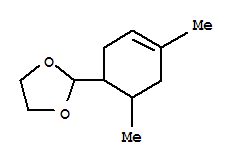 2-(4,6-dimethyl-3-cyclohexen-1-yl)-1,3-dioxolane molecular structure