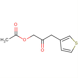 2-Propanone, 1-(acetyloxy)-3-(3-thienyl)- molecular structure