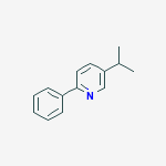 5-isopropyl-2-phenylpyridine molecular structure