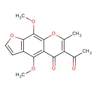 5H-Furo[3,2-g][1]benzopyran-5-one, 6-acetyl-4,9-dimethoxy-7-methyl-