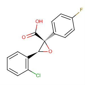 Oxiranecarboxylic acid, 3-(2-chlorophenyl)-2-(4-fluorophenyl)-, (2S,3S)-