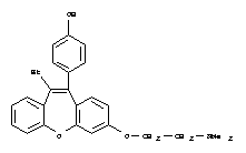 4-{7-[2-(dimethylamino)ethoxy]-11-ethyldibenzo[b,f]oxepin-10-yl}phenol molecular structure