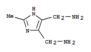 1H-Imidazole-4,5-dimethanamine,2-methyl- molecular structure