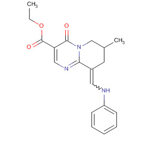 4H-Pyrido[1,2-a]pyrimidine-3-carboxylic acid,6,7,8,9-tetrahydro-7-methyl-4-oxo-9-[(phenylamino)methylene]-, ethylester, (E)-