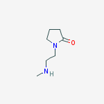 1-(2-(Methylamino)ethyl)pyrrolidin-2-one molecular structure