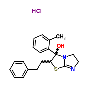 3-(2-methylphenyl)-2-(2-phenylethyl)-2,3,5,6-tetrahydroimidazo[2,1-b][1,3]thiazol-3-ol hydrochloride molecular structure