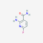 2-amino-6-fluoronicotinamide molecular structure