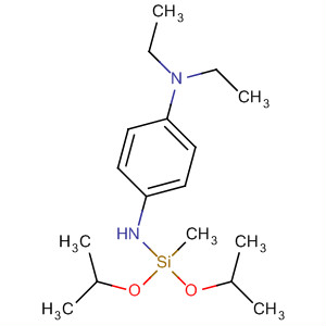1,4-Benzenediamine, N,N-diethyl-N'-[methylbis(1-methylethoxy)silyl]- molecular structure