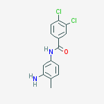 N-(3-amino-4-methylphenyl)-3,4-dichlorobenzamide molecular structure