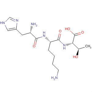 L-Threonine, L-histidyl-L-lysyl- molecular structure