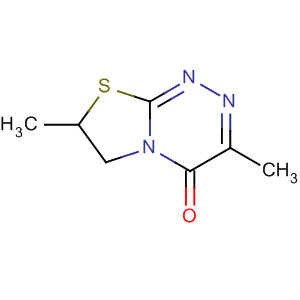 4H-Thiazolo[2,3-c][1,2,4]triazin-4-one, 6,7-dihydro-3,7-dimethyl- molecular structure