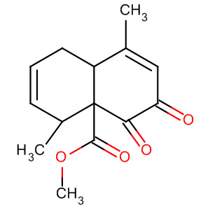 4a(4H)-Naphthalenecarboxylic acid,1,5,6,8a-tetrahydro-4,8-dimethyl-5,6-dioxo-, methyl ester molecular structure