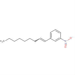 Benzene, 1-nitro-3-(1-nonenyl)- molecular structure