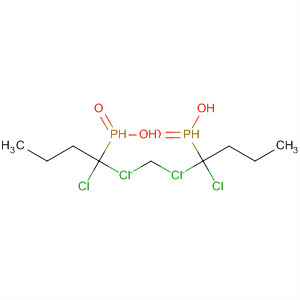 Phosphinic chloride, methylenebis[(1-chlorobutyl)- molecular structure