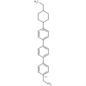1,1':4',1''-Terphenyl, 4-ethyl-4''-(4-ethylcyclohexyl)-, trans- molecular structure