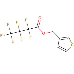 Butanoic acid, heptafluoro-, 3-thienylmethyl ester molecular structure