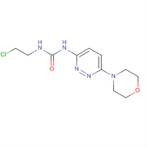 Urea, N-(2-chloroethyl)-N'-[6-(4-morpholinyl)-3-pyridazinyl]- molecular structure