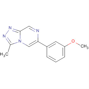 1,2,4-Triazolo[4,3-a]pyrazine, 6-(3-methoxyphenyl)-3-methyl-