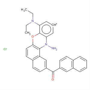 Benzo[a]phenoxazin-7-ium,5-amino-9-(diethylamino)-3-(2-naphthalenylcarbonyl)-, chloride