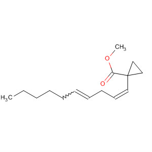 Cyclopropanecarboxylic acid, 1-(1,4-decadienyl)-, methyl ester, (Z,Z)- molecular structure