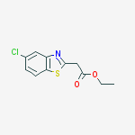 ETHYL 2-(5-CHLOROBENZO[D]THIAZOL-2-YL)ACETATE molecular structure