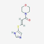 MORPHOLINE,4-(3-(4-IMIDAZOLYL)THIOACRYLOYL)-
