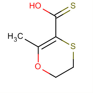 1,4-Oxathiin-3-carbothioic acid, 5,6-dihydro-2-methyl- molecular structure