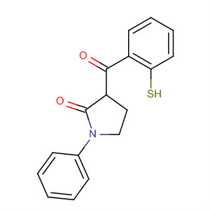 2-Pyrrolidinone, 3-(2-mercaptobenzoyl)-1-phenyl-