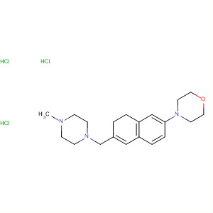 Morpholine,4-[7,8-dihydro-6-[(4-methyl-1-piperazinyl)methyl]-2-naphthalenyl]-,trihydrochloride