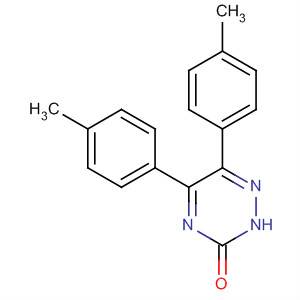 1,2,4-Triazin-3(2H)-one, 5,6-bis(4-methylphenyl)- molecular structure