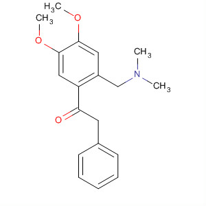 Ethanone, 1-[2-[(dimethylamino)methyl]-4,5-dimethoxyphenyl]-2-phenyl- molecular structure