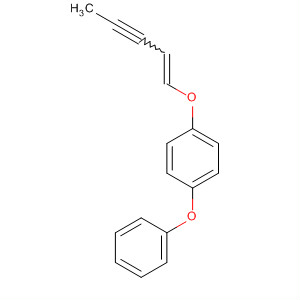 Benzene, 1-(1-penten-3-ynyloxy)-4-phenoxy-, (Z)- molecular structure