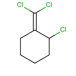 Cyclohexane, 1-chloro-2-(dichloromethylene)- molecular structure