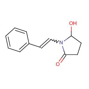 2-Pyrrolidinone, 5-hydroxy-1-(2-phenylethenyl)-