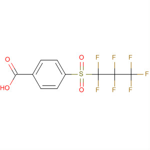 Benzoic acid, 4-[(heptafluoropropyl)sulfonyl]-