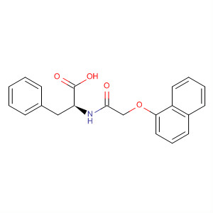 L-Phenylalanine, N-[(1-naphthalenyloxy)acetyl]- molecular structure