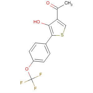 Ethanone, 1-[4-hydroxy-5-[4-(trifluoromethoxy)phenyl]-3-thienyl]-