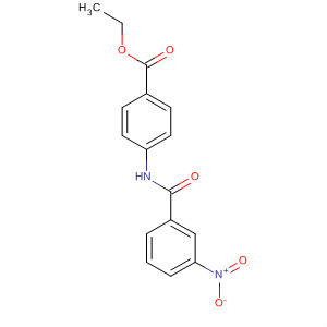 Benzoic acid, 4-[(3-nitrobenzoyl)amino]-, ethyl ester molecular structure