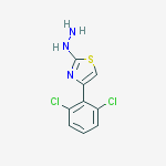4-(2,6-DICHLOROPHENYL)-2(3H)-THIAZOLONE HYDRAZONE molecular structure