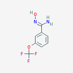 3-(TRIFLUOROMETHOXY)BENZAMIDOXIME molecular structure