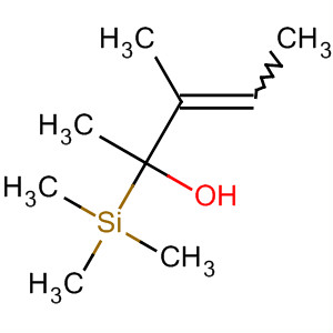 3-Penten-2-ol, 3-methyl-2-(trimethylsilyl)-