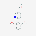 [6-(2,6-DIMETHOXYPHENYL)PYRIDIN-3-YL]METHANOL molecular structure
