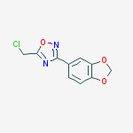 3-(1,3-benzodioxol-5-yl)-5-(chloromethyl)-1,2,4-oxadiazole