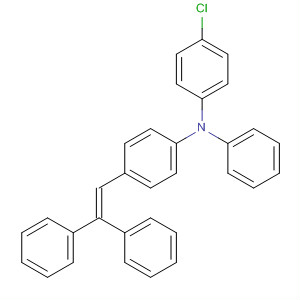 Benzenamine, 4-chloro-N-[4-(2,2-diphenylethenyl)phenyl]-N-phenyl- molecular structure