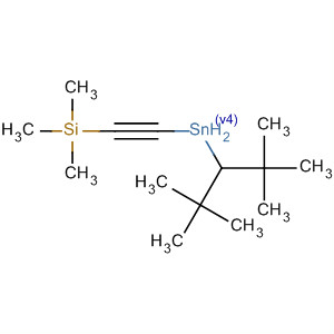 Silane, [[bis(1,1-dimethylethyl)methylstannyl]ethynyl]trimethyl- molecular structure